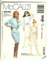 McCalls 3548  Misses Knit Dress  Size 14, 16, 18, 20 UNCUT Sewing Pattern - £7.53 GBP