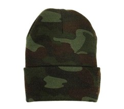 Woodland Camo WATCH CAP Military Hunting Gear Camoflauge Skull  Hat Rothco 5702 - £7.02 GBP