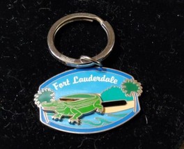 Vintage Ft Lauderdale Florida Souvenir Keychain Moving Alligator - £13.38 GBP