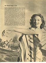 Jeanne Crain Ava Gardner 1 page original clipping magazine photo #X6870 - £4.59 GBP
