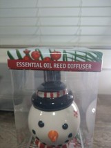 San Miguel Snowman Essential Oil Reed Diffuser. Mistletoe Scent. Holiday - £28.09 GBP