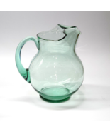 Vintage AQUA TEAL 3 Qt Ball Pitcher Jug Container With Ice Lip - Maker U... - €15,46 EUR
