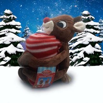 Dan Dee Rudolph The Red Nosed Reindeer Fleece Throw 50&quot; X 60&quot; Plush Nwt - £21.71 GBP