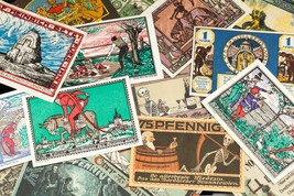 1920&#39;s Germany Notgeld Money 20pc Mystical - Eisenberg, Leuchtenburg, Osnabruck - £79.32 GBP