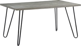 Lexicon Elyse Dining Table, Gray/Black - £166.61 GBP