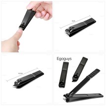 Professional Stainless Steel Nail Clipper Travel Fingernail Cutting Trimmer Mach - £4.95 GBP