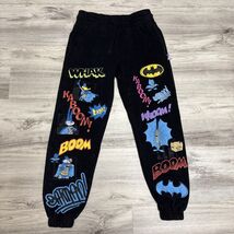 Looney Tunes x Batman Sweatpants Adult S Black WB100 Lounge Pants Joggers - $14.38