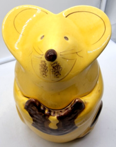 Treasure Craft Compton California Yellow Mouse Cookie Jar Made In USA - £20.27 GBP