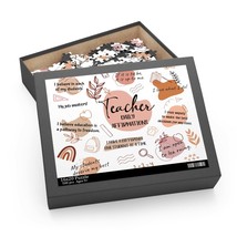 Personalised/Non-Personalised Puzzle, Affirmation's, Teacher, awd-502,  (120, 25 - £19.57 GBP - £23.49 GBP