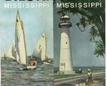 Biloxi Mississippi Brochure On The Gulf of Mexico 1940&#39;s - £27.83 GBP