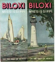 Biloxi Mississippi Brochure On The Gulf of Mexico 1940&#39;s - £27.66 GBP
