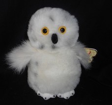 9&quot; Aurora World White Spotted Snowy Owl Stuffed Animal Plush Soft Toy W/ Tag - $23.75