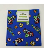 Nintendo Super Mario World video game Fabric FQ Fat Quarter 18 x 22 100%... - $6.40