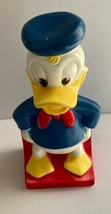 Donald Duck Piggy Bank Play Pal Plastics Walt Disney Productions - £27.33 GBP