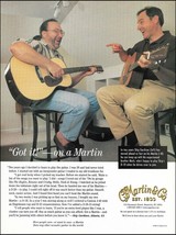 The Martin J-40 &amp; D-1R acoustic guitar 1999 ad 8 x 11 advertisement print - £3.38 GBP
