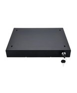 14” Slim Under Desk Pullout Locking Storage Office Mounted Sliding Metal... - $44.54