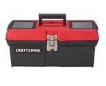 CRAFTSMAN Tool Box, Lockable, 16 in., Red/Black (CMST16901) - $33.99