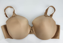 Lilyette Minimizer Bra 36DD Taupe Beige Tan Lightly Lined Underwire T Shirt - $14.84