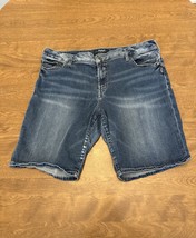 Silver Jeans Shorts Women’s 36x9 Suki Mid Rise Bermuda Denim Jean Jorts - $12.87