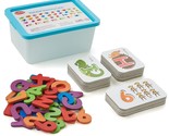 Alphabet Number Flash Cards Wooden Letter Puzzle Abc Sight Words Match G... - $39.99