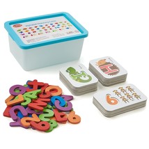 Alphabet Number Flash Cards Wooden Letter Puzzle Abc Sight Words Match G... - £33.81 GBP