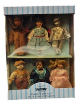 Vintage SEYMOUR MANN SET of 6 Wizard of Oz Doll Ornaments storybook tiny tots - £26.61 GBP