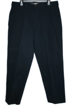 Men&#39;s St.Johns Bay Navy Blue Loose Fit Chino Dress Pants 38x32 Career Work - $18.00