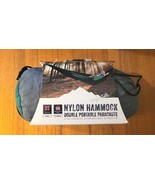 New Avalanche Nylon DOUBLE PORTABLE Parachute Hammock 500 Pounds - £12.60 GBP