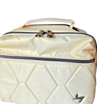 Lug Bebop Crossbody Bag Metallic Champagne RFID Removable Adjustable Strap - $1,042.33 MXN