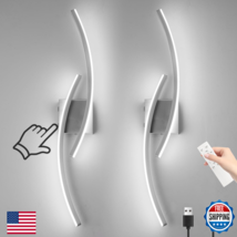 Sovinzert Battery Operated Wall Sconce Set Of 2Brushed Nickel Wall Sconces - $181.60