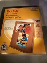 Kodak Photo Glos Paper 100 Count 8.5"X 11" Instant Dry Sealed 6.5m 48lb. Sealed - $11.88