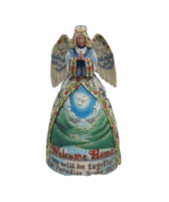 Jim Shore &quot;Peaceful Journey&quot; Angel  11&quot; Welcome Home Together in Paradis... - $32.91