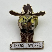 Texas Jaycees Kids Club Organization State Jaycee Lapel Hat Pin Pinback - $5.95