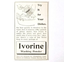 Ivorine Washing Powder Soap 1897 Advertisement Victorian Cleaning ADBN1A7  - $19.99