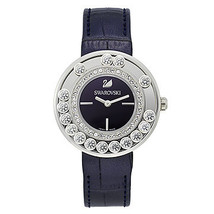 Swarovski 5027205 Ladies Lovely Crystals Black Leather Watch - $380.51