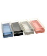 Lot of 4 Vintage 15 Cassette Tapes Storage Box Hard Plastic Multi-Color ... - $49.49