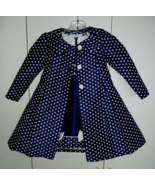 BONNIE JEAN GIRLS 2-PC SLEEVELESS DRESS/LS COAT-3T-NWOT-100% POLYESTER-A... - $31.73 CAD