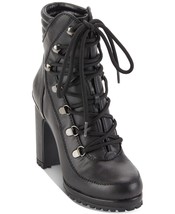 DKNY Womens Lenni Lace-Up Booties,Black,8M - £127.12 GBP
