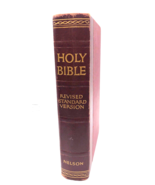 Vtg 1952 Holy Bible Revised Standard Version Red Letter Edition NELSON H... - £22.38 GBP