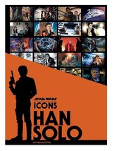 NEW SEALED 2018 Star Wars Icons Han Solo Hardcover Book  - £23.26 GBP