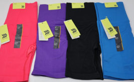 All In Motion Women&#39;s High Rise Regular Fit Rib Shorts Small 6&quot; Lot of 4... - $37.61