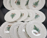 12 Nikko Happy Holidays Dinner Plate Set Christmas Tree Holiday Dishes J... - $177.87