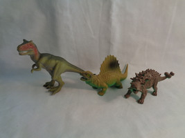 Lot of 3 Plastic Dinosaur Figures Made in China - £3.12 GBP