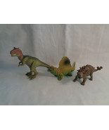 Lot of 3 Plastic Dinosaur Figures Made in China - £3.05 GBP