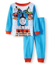AME Toddler Boys 2-Piece Long-Sleeve Flannel Sleepwear Set, Thomas &amp; Friends, 4T - £11.78 GBP