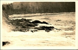 RPPC Agate Beach Clallam County Washington WA UNP 1910s AZO Postcard C12 - £9.92 GBP