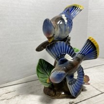 Vintage Trimont Ware Porcelain Birds On A Stump Figurine - $27.71