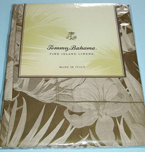 Tommy Bahama Jungle Fever 2 PC Euro Sham 600 TC Egyptian Cotton Sateen Italy New - £49.28 GBP