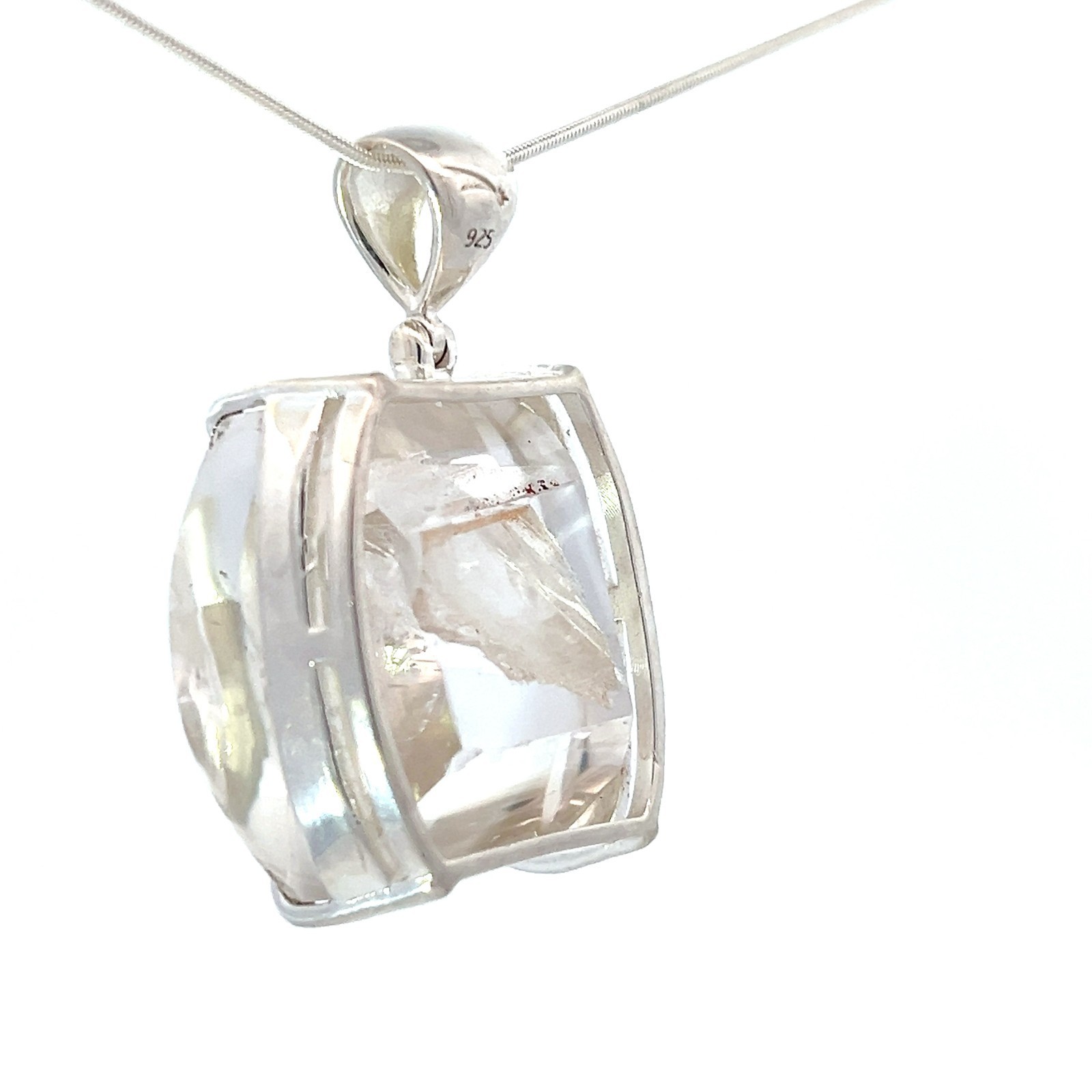 Starborn Manifestation Quartz Crystal Pendant Necklace (22") Clear Item image 4