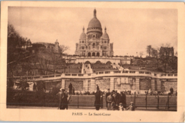 The Basilica Of The Sacred Heart Paris France Postcard - £10.01 GBP